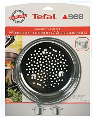 SEB Set of 2 Rigid Stainless Steel Baskets 4.5 to 6 L (with Extra Bracket Not Included) - Image 1