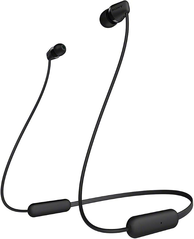 Sony WI-C200 Wireless Neckband In-Ear Earphones Black - Image 1