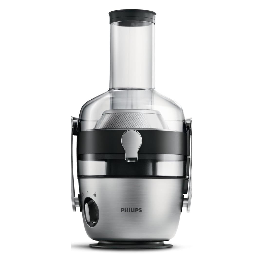 Philips 3000 Series Juice Extractor - XXL Fireplace, FiberBoost Technology, QuickClean, 2L Capacity, Powerful 1100W Motor for Smooth or Rich Juice Pulp (HR1921/20) - Image 1