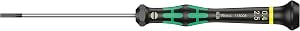 Wera 05118008001 2035 Electronic Screwdriver for Slotted Screws, 0.4 x 2.5 x 80 mm, Black/Green - Image 1