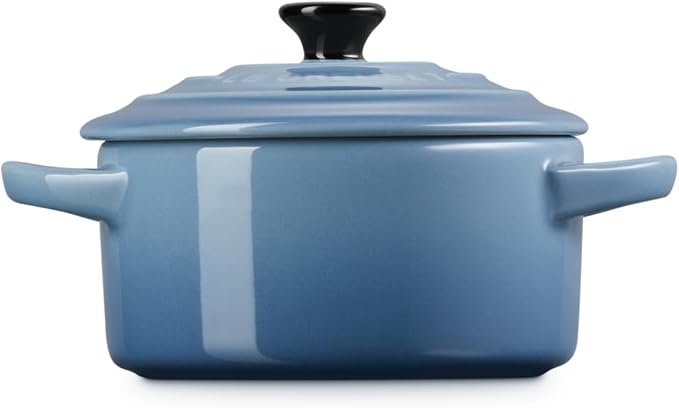 Le Creuset Chambray 71901104340100 Mini Round Ceramic Casserole Dish 250 ml - Image 1