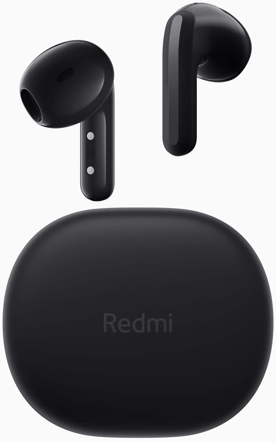 Xiaomi Redmi Buds 4 Lite TWS Écouteurs sans fil, Bluetooth 5.3 à faible latence avec suppression du bruit d'appel AI, étanchéité IP54, 20 heures d'autonomie, casque léger et confortable, noir - Image 1