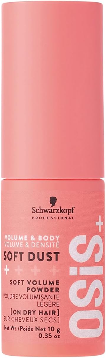 Schwarzkopf Professional OSiS Soft Dust Hair Styling Powder Volumizing Hair Texture Wavy Subtle Movement Foldable Light Hold 10g - Image 1