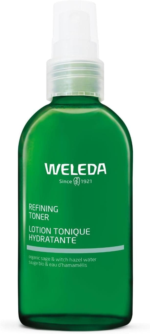 WELEDA Lotion Tonique Hydratante – Lotion Tonique Visage Toutes Peaux, Resserre les Pores, Affine le Grain de Peau, Rafraîchit, Parfum Frais aux Huiles Essentielles, Vegan NATRUE, 150ml