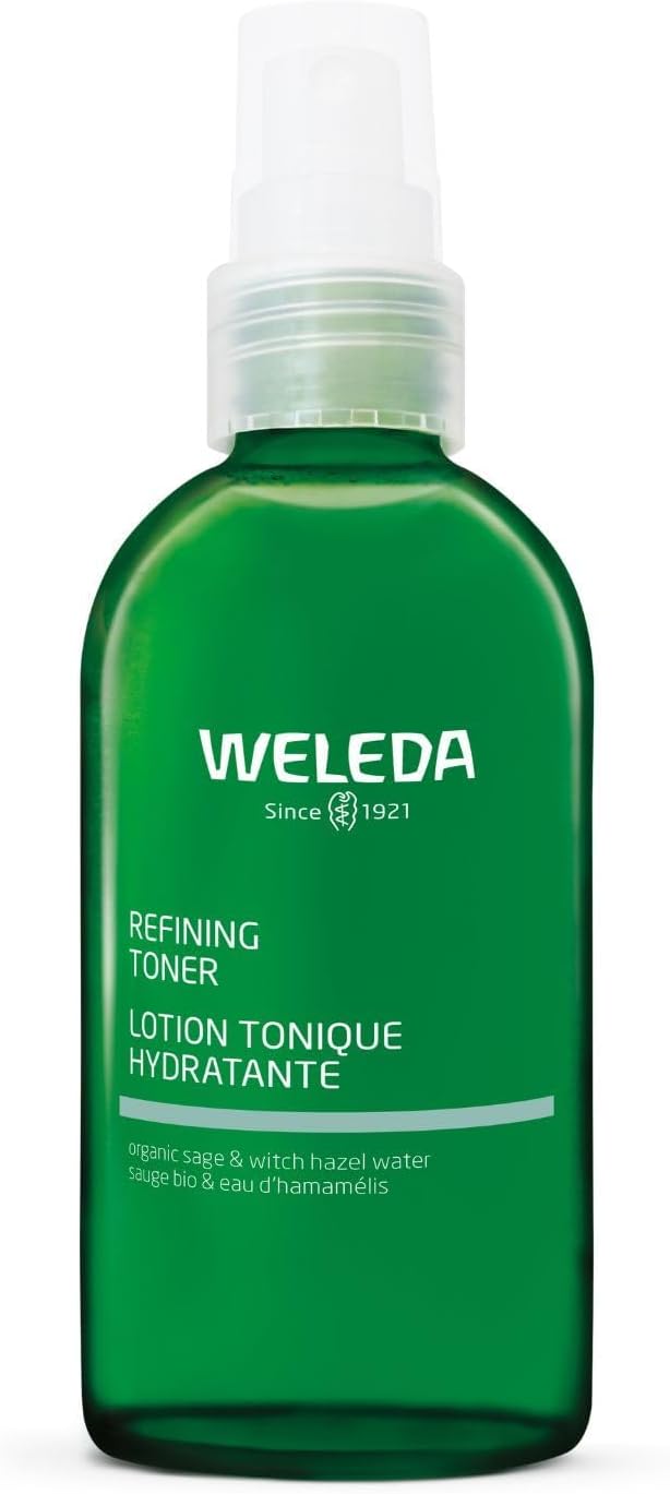 WELEDA Lotion Tonique Hydratante – Lotion Tonique Visage Toutes Peaux, Resserre les Pores, Affine le Grain de Peau, Rafraîchit, Parfum Frais aux Huiles Essentielles, Vegan NATRUE, 150ml - Image 1