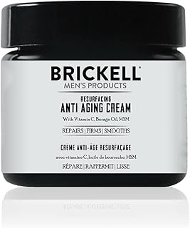 Anti-Aging Resurfacing Cream for Men, Natural & Organic Vitamin C Cream, 60ml, Unscented (Fragranced) - Image 1