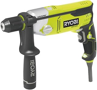 RYOBI - Perceuse à Percussion 1200W RPD1200-K – Mandrin 13mm, Poignée Latérale, 2 Vitesses, Idéale Travaux Lourds Béton, Pierre, Métal - Image 1