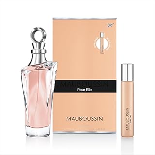 Mauboussin - Pour Elle 100ml + 20ml (Travel Spray) - Eau de Parfum Femme - Senteur Florale & Fruitée - Image 1