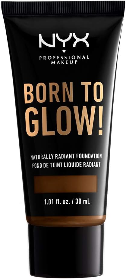 NYX PROFESSIONAL MAKEUP Born To Glow Naturally Radiant Foundation - Walnut - Image 1