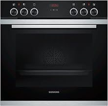 Siemens HE213ABS0 Four (électrique/encastrable) / 59,4 cm/porte rabattable/horloge électronique/acier inoxydable - Image 1