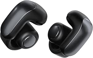 Bose Ultra Open Earbuds, Open Ear Headphones with OpenAudio Technology, Wireless Open Stereo Earbuds, Up to 48 Hours of Battery Life, Black - Image 1