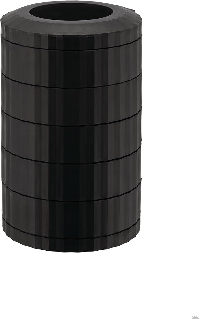 Alessi - MDL19 B - Nespresso Capsule Holder Container with 5 Rotating Shelves, Thermoplastic Resin, Black - Image 1