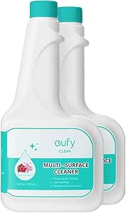 eufy RoboVac Hard Floor Cleaning Solution (2 Bottles), Compatible with all 2-in-1 RoboVacs, 16 fl oz / 473 ml, Floor Cleaner - Image 1