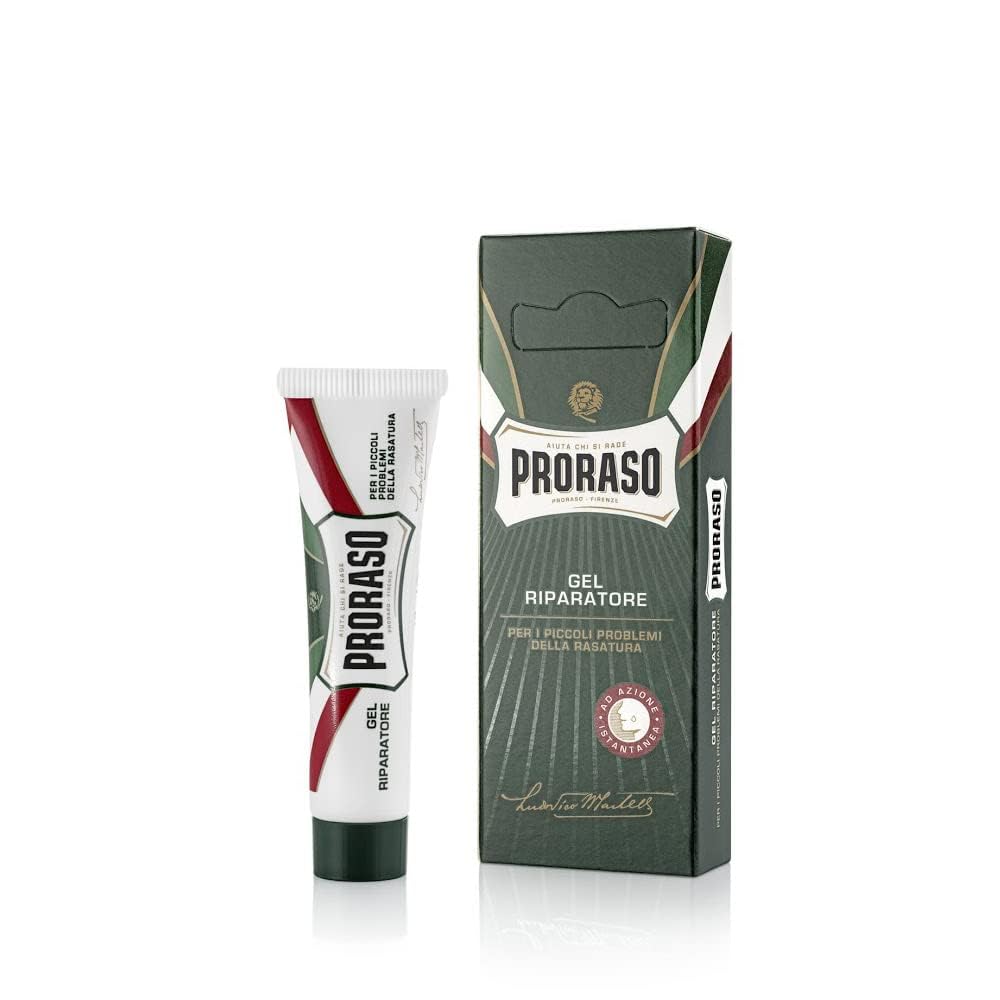 Proraso | Aftershave Repair Gel (10ml) – Transparent Gel for Anti-Bleeding Against Razor Cuts – Made in Italy - Image 1