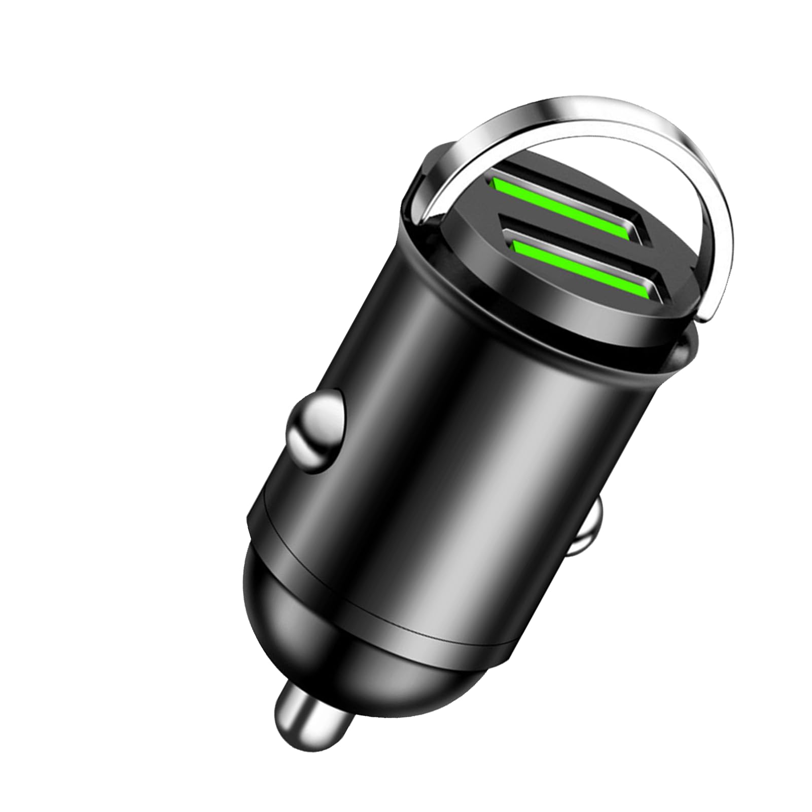 USB Cigarette Lighter, Dual 100W/5A Port, Fast USB Car Cigarette Lighter Charger, Mobile Phone Chargers for iPhone, Samsung Galaxy, Huawei, Xiaomi, Smartphone, Tablet - Image 1