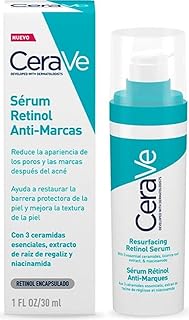 CeraVe Sérum de rétinol lissant pour le visage avec niacinamide. Aide à uniformiser le teint, lisse la peau, atténue les marques post-acné et réduit les pores. Doux, sans parfum, non comédogène, pour - Image 1