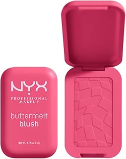 NYX PROFESSIONAL MAKEUP - Blush en Poudre, enrichi en beurre de mangue, beurre d'amande & beure de karité - Texture Fondante - Formule Vegan - Buttermelt Blush, Teinte : Getting Butta - Image 1