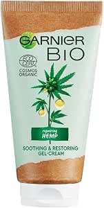 Garnier Bio Soothing Hemp Soothing and Regenerating Gel Cream Moisturizing Face Cream Soothing and Repair Signs of Stress 50ml - Image 1
