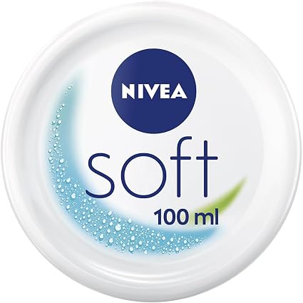 NIVEA Soft Multi-Use Moisturising Care Cream (1 x 100 ml), Intense Hydration Body Cream, Body Care with Jojoba Oil and Vitamin E - Image 1