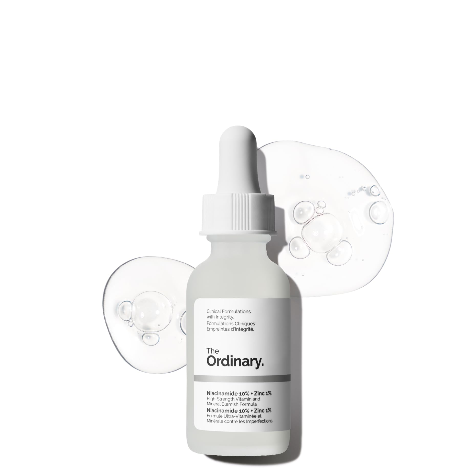 The Ordinary Niacinamide 10% + Zinc 1%, Sérum illuminant et lissant, pour les peaux sujettes aux imperfections, 30 ml - Image 1