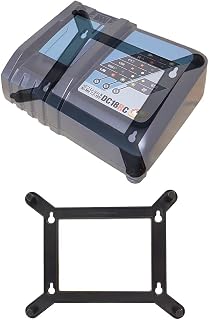 StealthMounts Support de chargeur compatible avec Makita DC18RC - 1 paquet de supports de chargeur mural et supports d'organisation d'atelier pour chargeurs d'outils électriques (chargeur unique, 1 - Image 1