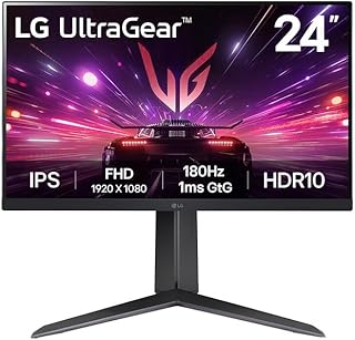 LG Ultragear™ 24GS65F-B.AEU 24 Inch Gaming Screen - IPS Panel FHD (1920 x 1080), 1ms GtG, HDR 10, sRGB99%, AMD FreeSync, Compatible with NVIDIA G-Sync, Tilting, DisplayPort 1.4, HDMI 2.0 - Image 1