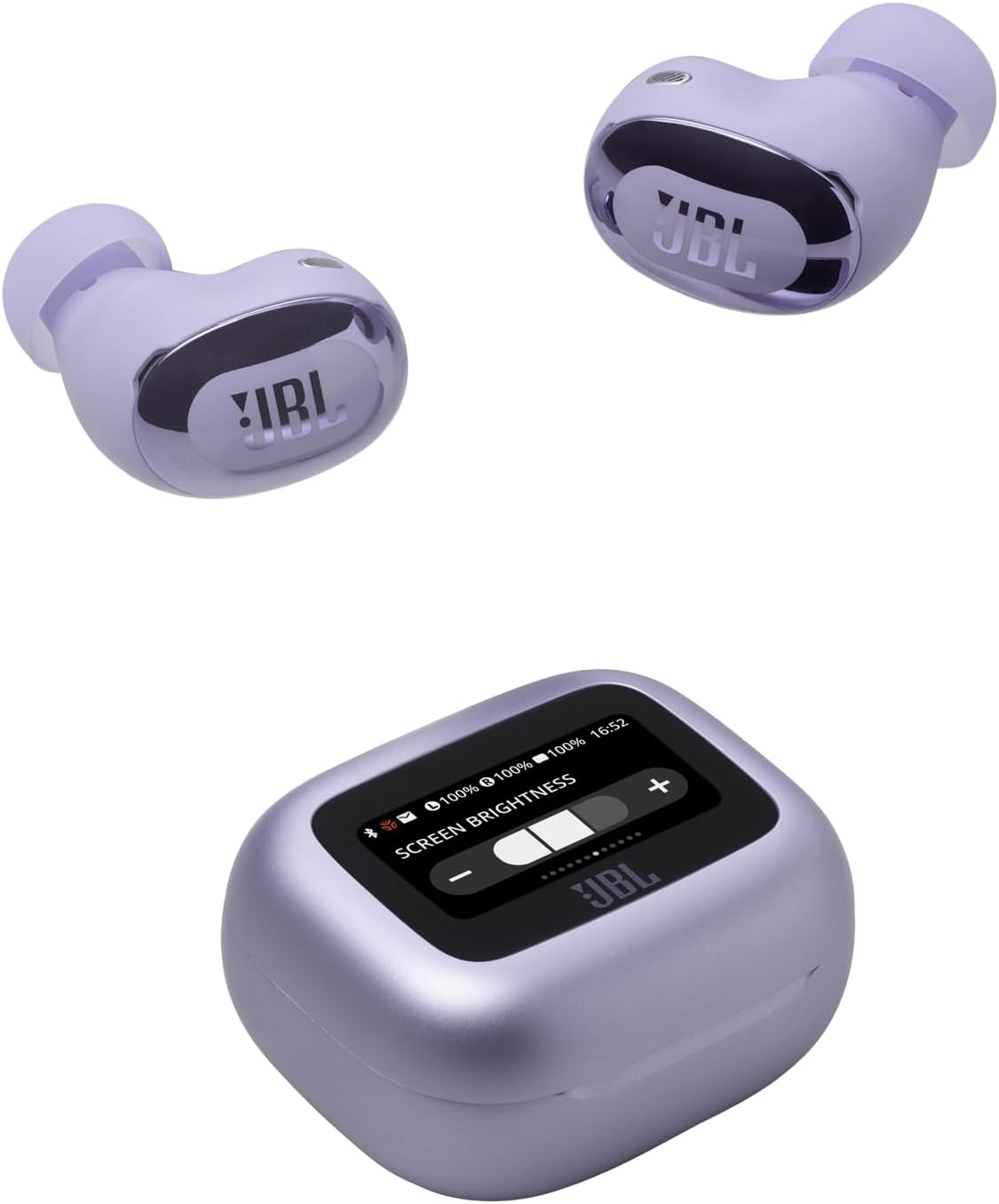 JBL Live Buds 3, Écouteurs sans fil, Bluetooth, jusqu'à 40 h d'autonomie, Réduction de Bruit Active, son haute fidélité JBL Signature, étanches à l'eau IP55, violet - Image 1