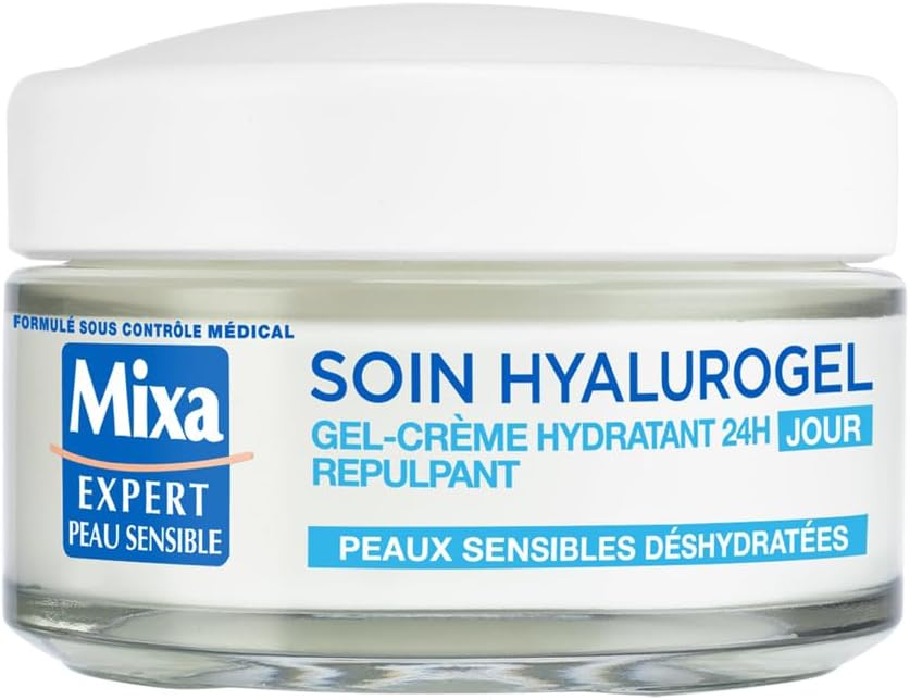 Mixa Expert Peau Sensible - Hyalurogel - Gel-Crème Hydratant Intensif 24H - 50 ml - Image 1