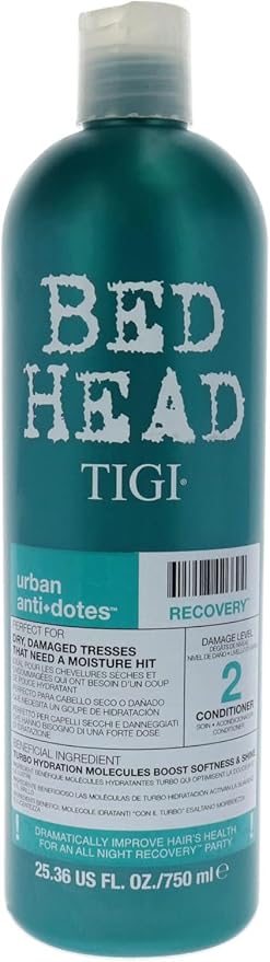 Bed Head by TIGI Recovery Shampoo 750 ml – XXL Professional Ultra-Moisturizing Shampoo for Dry and Damaged Hair, Repairing Cleansing and Moisturizing, Sulfate Free Care for Men and Women - Image 1