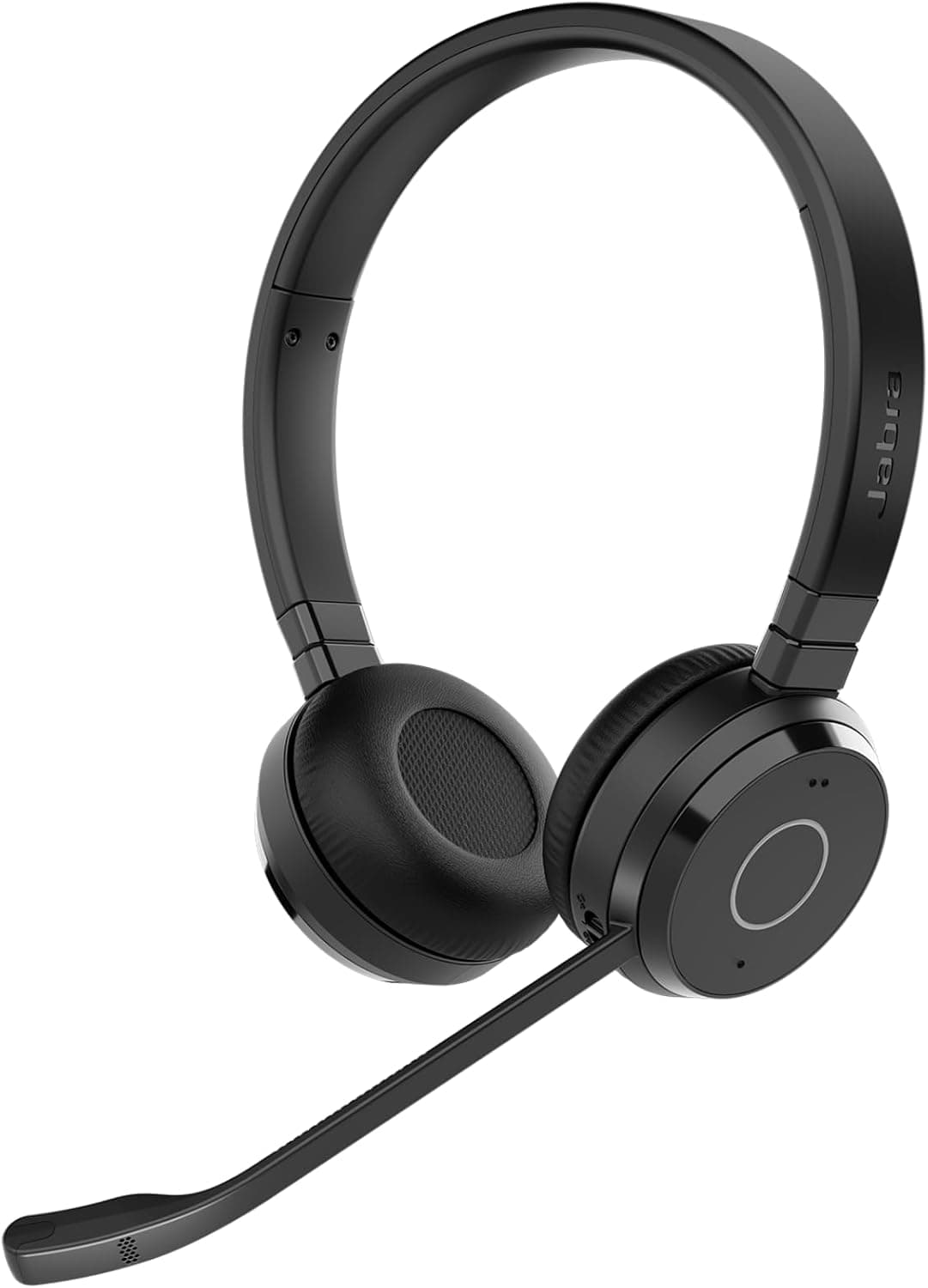 Jabra Evolve 65 Te Casque Stéréo Bluetooth sans Fil (3e Édition 2025), Micro Antibruit, Connexion Double Appareil, Batterie 16h, Adaptateur USB-A, Compatible Multi-Plateformes, Noir