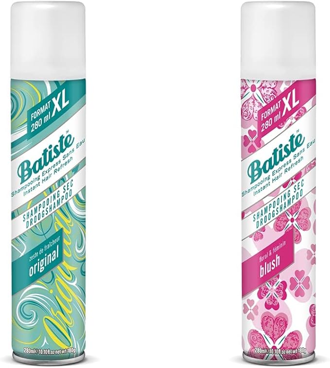 Batiste - Dry Shampoo - Original - 280ml & Dry Shampoo - Blush - Floral and Seductive -280ml - Image 1
