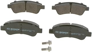 BP318 Front Brake Pads for Car, Bosch Quality, Noise and Dust Reduction, ECE-R90 Certified, Copper Free, Set of 4 Pads with Accessories - Image 1