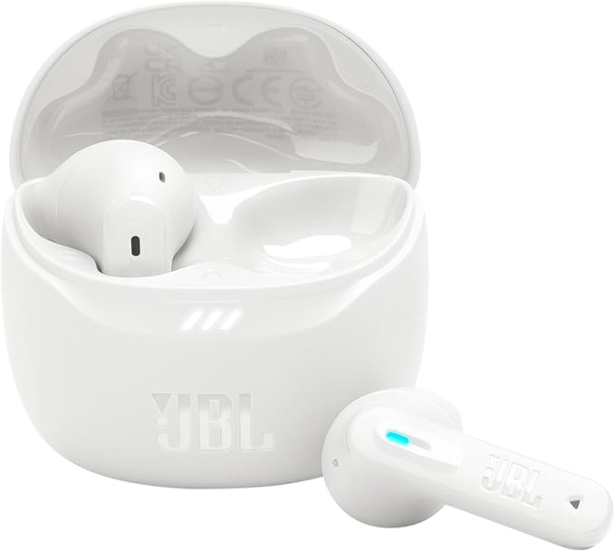 JBL Tune Flex 2, Wireless Bluetooth Headphones, 48 Hours Battery Life, IP54 Water and Dust Resistance, IP54 Water and Dust Resistance, Multi-Point Connection, White - Image 1