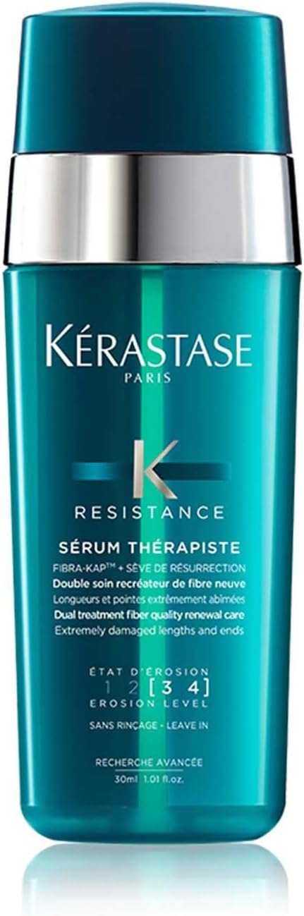 KÉRASTASE Resistance Therapist Serum - Double Hair Care Without Rinse - Recreator of New Fibre - Repairs & Smooths - FIBRA-KAP™ Technology & Resurrection Sap - Very Damaged Hair - 30 ml - Image 1