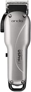 Andis, USPRO Li Adjustable Blade Trimmer with Cord/Cordless - 2 Hours Run Time & 90 Minutes Charge, High Speed (000-1) Sharp Blade with Zero Gap, Powered by - Image 1