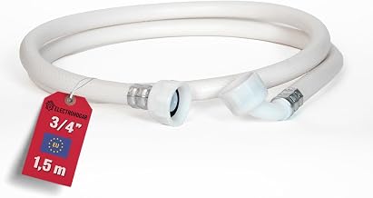 Washing Machine and Dishwasher Hose | 1.5 m to 6 m | Universal Water Inlet Hose | Standard Thread Compatible with All Brands: Bosch, Siemens, Neff (1.5 m) - Image 1