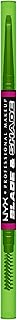 NYX Professional Makeup - Crayon à Sourcils - Mine Fine et Mine Plate - Formule Sans Bavure et Sans Transfert - Tenue Longue Durée 16H - Formule Vegan - Blade & Shade - Teinte : Black - Image 1