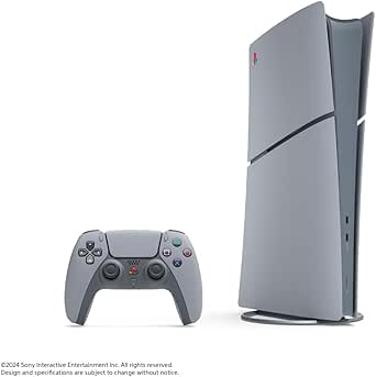 Playstation Sony, 5 Édition Limitée 30e Anniversaire, Numérique, PS5 avec 1 Manette Sans Fil DualSense, Couleur : Grise - Image 1