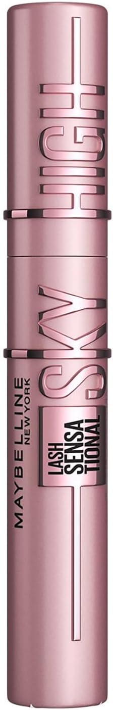 Maybelline New York Lash Sensational Sky High Mascara, Volumizing & Lengthening Mascara, Flake-free Washable Formula Infused with Bamboo Extract & Fiber, 0.2 Ounce, Shade 01, Black - Image 1