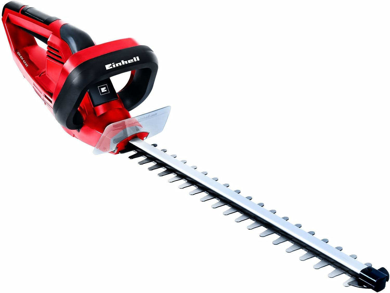 Einhell Electric hedge trimmer GH-EH 4245 (420 W, Speed 1.600 rpm, Cutting length 45 cm, Teeth spacing 16 mm, Aluminium blade guide, Cable pull, Softgrip) - Image 1