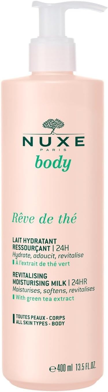 NUXE Hydrating and Resourcing Body Lotion with Green Tea, Light and Fresh Texture (400 mL) - Sold by Unit - Image 1