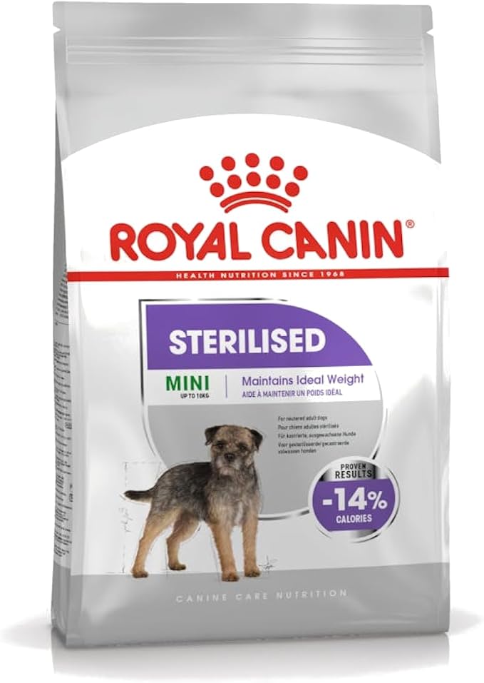 Royal Canin CCN Sterilised Mini | 3 kg | Complete Food for Small Dogs | for Adult and Castrated Dogs with a Tendency to Gain Weight | Dry Food - Image 1
