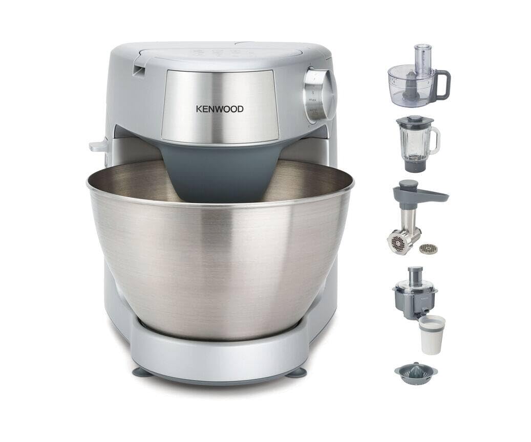 Kenwood KHC29.P0SI Prospero Pastry Processor, 1000 W, 4.3 L, 30 dB, Plastic, Silver - Image 1