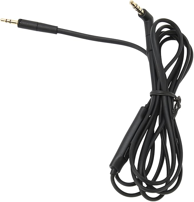 Replacement Audio Cable for Sennheiser HD4.40 HD4.40BT HD4.50 HD4.50 HD4.50BTNC HD4.30i Headphones with Mic Remote Volume Control 3.5mm to 2.5mm - Image 1