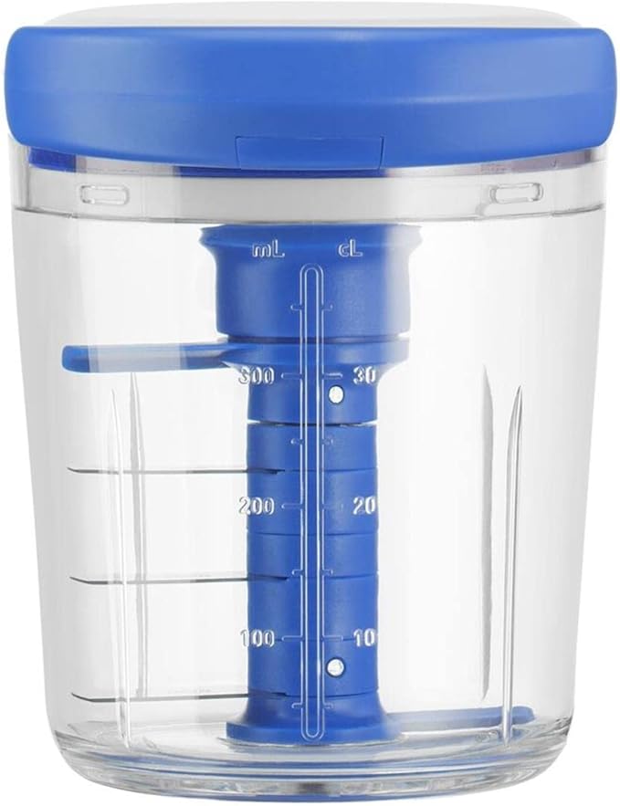 Jamie Oliver by Tefal Chop & Shaker 450ml, Quick, Stainless Steel Blades, Leak-Proof Lid, Inner Graduations, Vegetables, Onions, Herbs, Nuts, Dressings, Sauces, Marinades K1644344 - Image 1