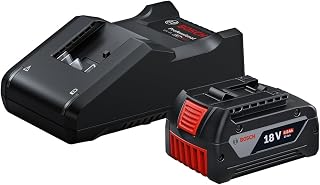 Bosch Professional 18V System Starter-Set batteries : 1 batterie GBA 18V 4.0Ah + chargeur rapide GAL 18V-40 - Image 1