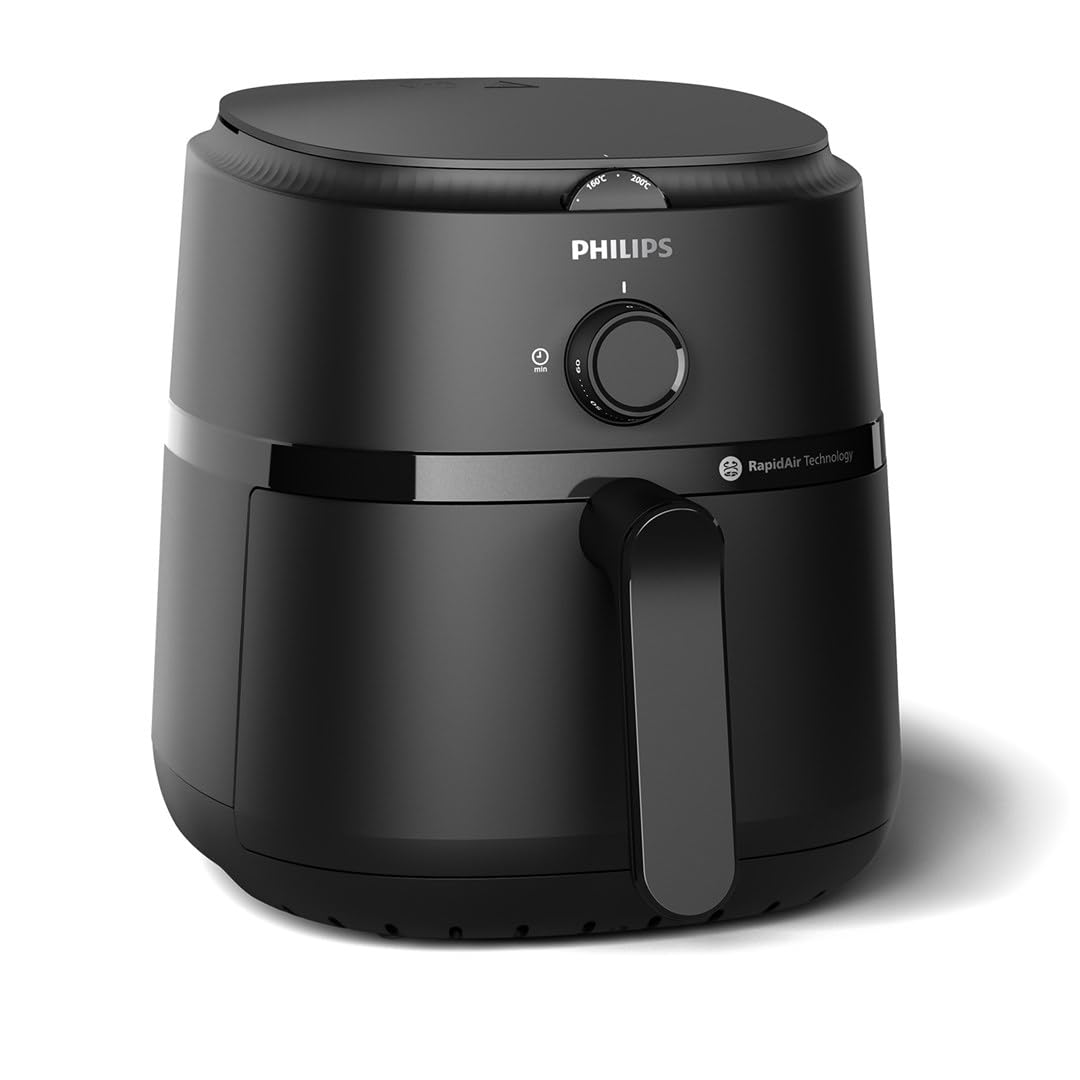 Philips Oil Free Deep Fryer 4.2l 1500w Black - NA120/00 - Image 1