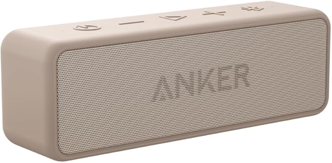 Soundcore Anker 2 Portable Bluetooth Speaker with 12W Stereo Sound, BassUp, IPX7 Waterproof, 24 Hour Playback, Wireless Stereo Pairing, for Home, Outdoor and Travel - Image 1
