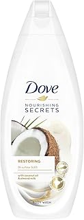 Dove Lot de 6 gels douche Nourishing Secrets Restoring Ritual Huile de noix de coco + lait d'amande 225 ml - Image 1