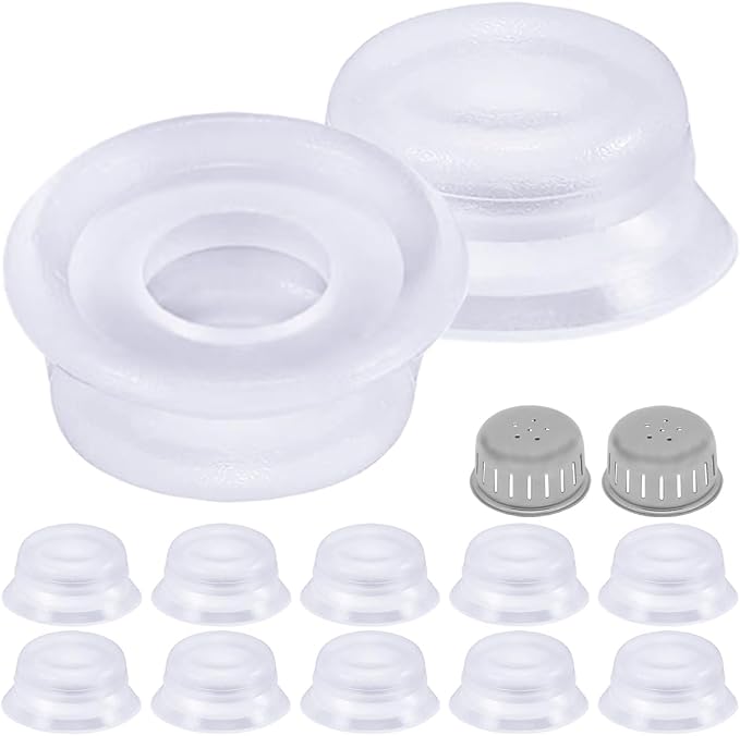 14 Spare Parts Floating Valve Seals Anti-Block Cover for Instant Pot Duo 3, 5, 6, 8 QT, Duo Plus, Ultra, LUX 3, 8 QT Pressure Cooker Floating Silicone Sealing Caps Accessories Kit - Image 1